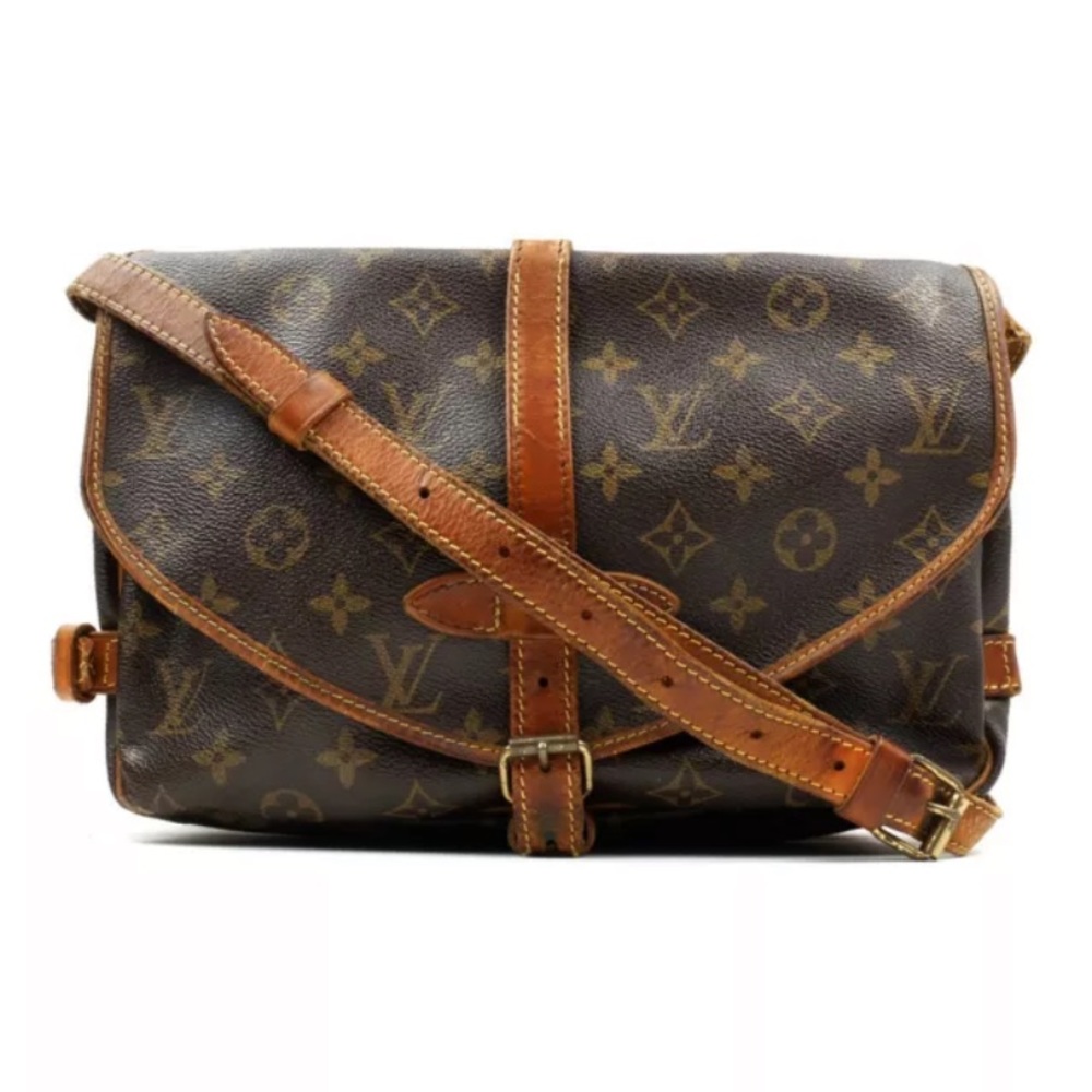 Louis Vuitton Brown Monogram Canvas Crossbody Messenger Bag - Picture 11 of 15